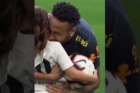 Neymar jr meet of little fan💝#football #love #shorts