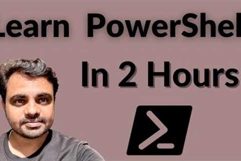 Powershell Full Course for Beginners to Advanced | learn Automation Fast