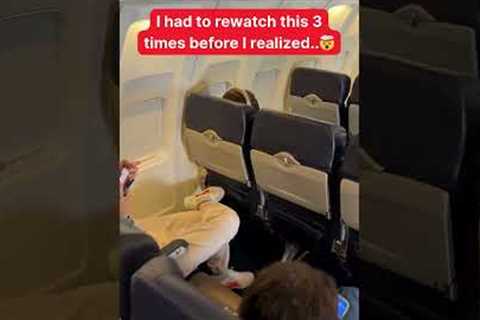 The craziest thing I've ever seen on an airplane! 😱