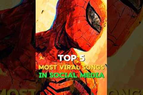Top 5 Most Viral Songs in Social Media 📈 | Water , 52 Bars , Supreme | #shorts #trendingnow