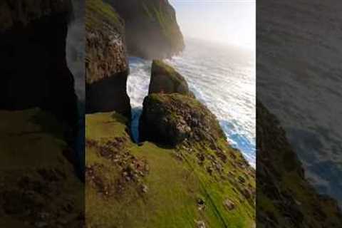 Dive into the Thrilling Blue Ocean with FPV Drone #shorts