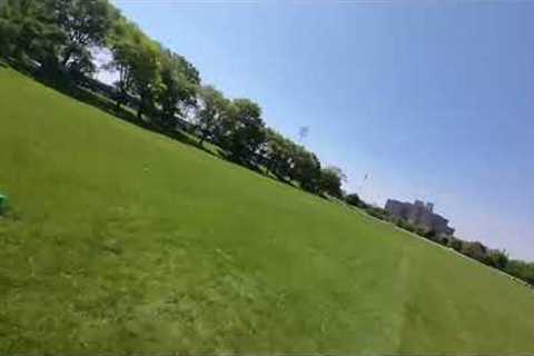 DJI Neo, FPV controller and the goggles N3, chasing the Arrma Fury 2/3s 2WD short-course Rc