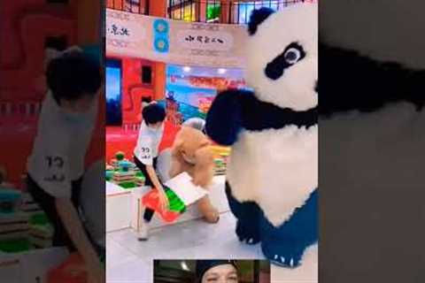 cute panda prank to bear 😆 😍 #trending #funny #youtubeshorts #shortvideo #shorts #viralvideo..