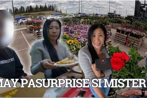 HAD THE BEST DAY CELEBRATING MOM'S DAY YUNG FLOWER NA BINIGAY NI MISTER PERO IT TURNS INTO GARDEN-..
