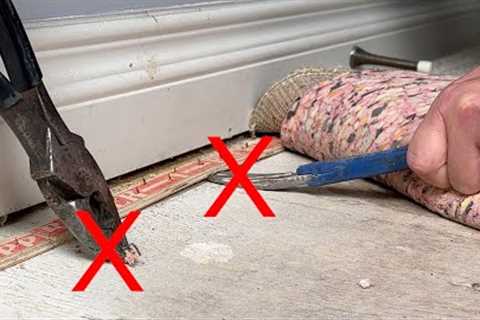 There's a Better Way to Remove Carpet!!!