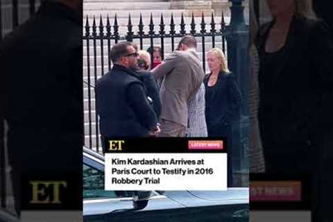 Kim Kardashian Arrives at Paris Court to Testify in 2016 Robbery Trial #kimkardashian #kardashians