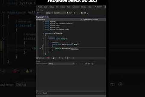 c # tutorial for beginners! Hello, World! Your first program in C#  #programming #csharp #coding