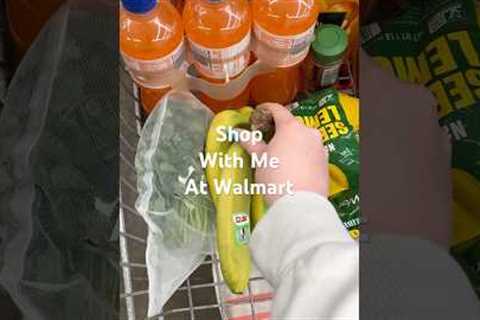 Grocery shop with me - store of choice is Walmart! 🍓 #asmr #asmrsounds #shopwithme #groceryhaul