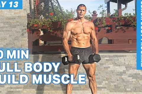 Day 13: Burn Fat &amp; Build Strength | 30-Minute At-Home Dumbbell Workout