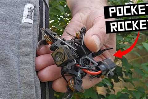 THE CRAZY POCKET DRONE YOU CAN RIP ANYWHERE!!!