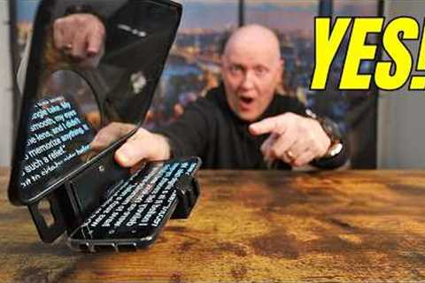 The Best Beginner Teleprompter for YouTube Videos (I Wish I Had This Sooner)