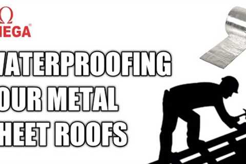 How to repair your leaking METAL ROOF quickly using OMEGA WATERPROOFING TAPE