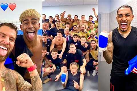 Barcelona Players Crazy Dressing Room Celebrations After Winning La Liga