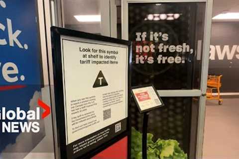 Canadian shoppers to see spike in tariff-hit grocery products, Loblaw says