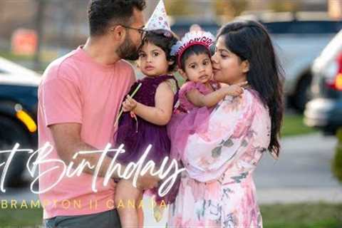 🎉 First Birthday Video Slideshow || Memorable Family Celebration in Brampton🎂