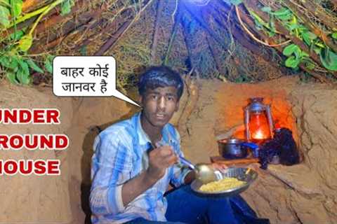 Building a survival shelter in forest | bushcraft shelter | camping videos | village gavala