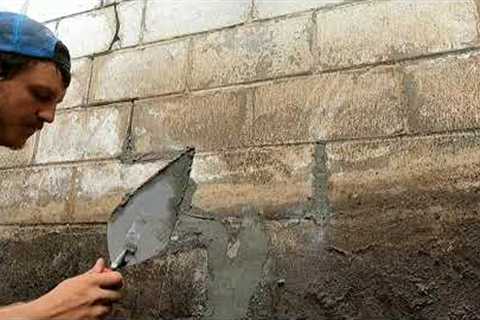 Cracked Foundation Block Repair