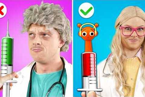 Surviving World's Worst Hospital - Good vs Bad Doctor! *Simple Parenting Hacks and Funny Moments*