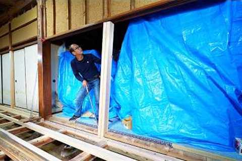 Jacking Up and Fixing a Sagging Door Frame After 50 Years | Carpenter’s Renovation Part 3
