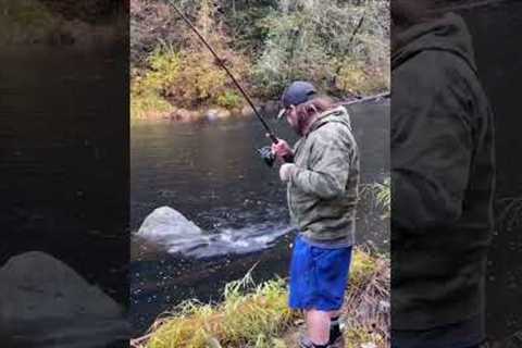 HUGE Salmon on the FIRST CAST