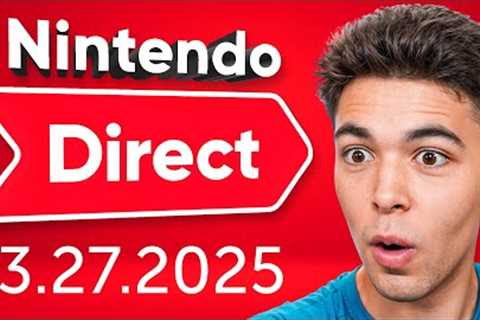 🔴 Nintendo Direct 3.27.2025 Reaction! - EmSwizzle
