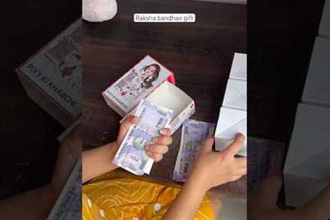Raksha bandhan gift for sister || Money surprise pop up box 😍