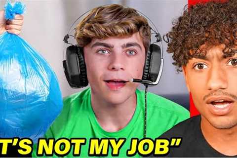 SPOILED KID DOESN'T DO CHORES!