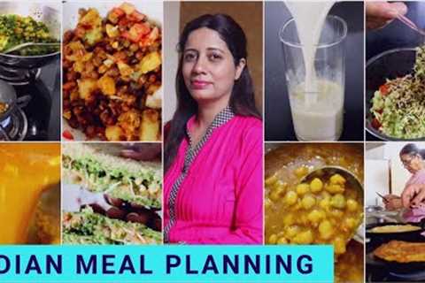 Indian Weekly Meal Planning &amp; Preparation||Practical Tips For Menu Planning