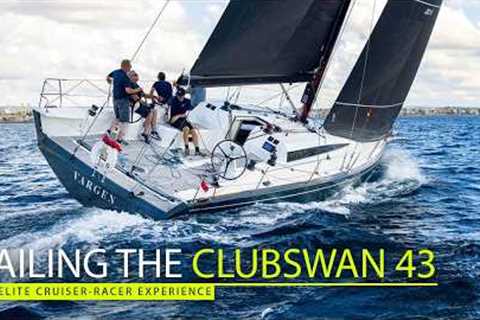 Elite Swan – sailing this punchy, premium level dual-purpose ClubSwan 43