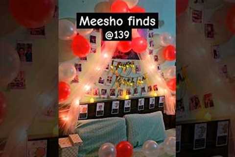 Birthday Decoration Meesho | Meesho finds with 150 #meesho #birthday #ytshortsvideo