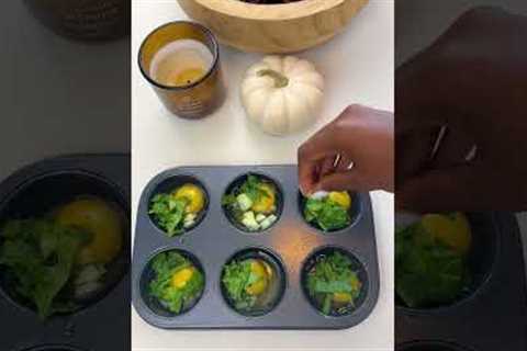 The BEST High Protein Breakfast, EGG MUFFINS!