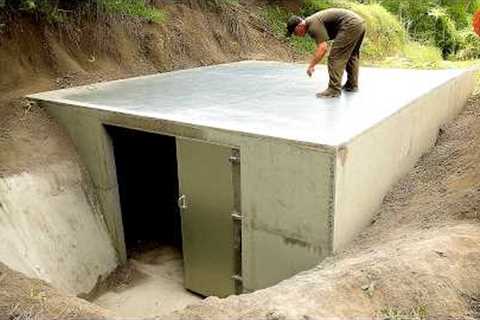 Man Builds a $5000 Underground Bunker in His Backyard | Full Step-by-Step Guide by @tehnolexa