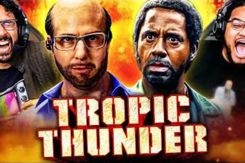 TROPIC THUNDER (2008) IS FREAKIN' HYSTERICAL!! MOVIE REACTION!! Robert Downey Jr. | Tom Cruise