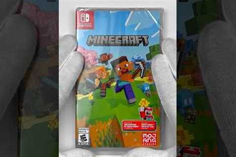New Minecraft Nintendo Switch 2025 Unboxing! #asmr