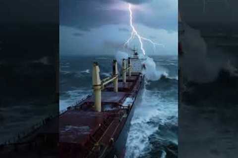 Aerial Camera Captures Ship’s Worst Nightmare! #helicopter #ship #shortsviral