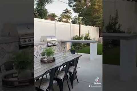 Dream backyard renovation finally complete! #backyardmakeover
