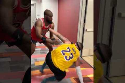 Shadow Basketball: MJ or LBJ ⁉️Let me know in the comments‼️#halalwrist #funny #MJ #Lebron #shorts