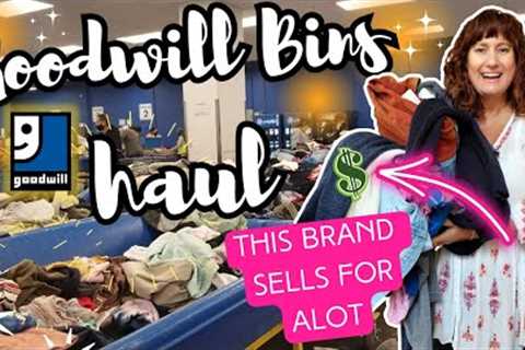 You Either Know These Brands, Or You Don't! ~ Goodwill Outlet Bins Thrift Haul With BRANDS THAT SELL