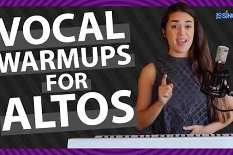 Beginner ALTO Vocal Exercises - Easy 10 minute warmup | 30 Day Singer