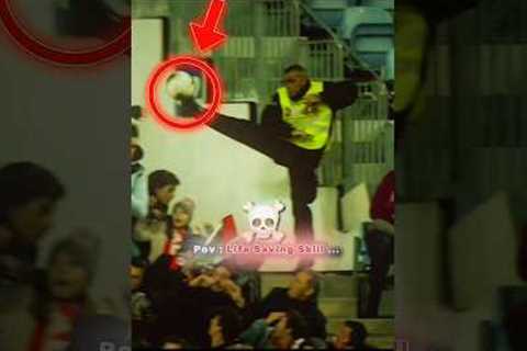 Ronaldo’s Shot Almost Took Out Security! 💀 | #ronaldo #skills #shorts