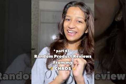 #unsponsored #nonsponsered   Random Product Reviews from my ✨CHAOS✨ (Part 43)