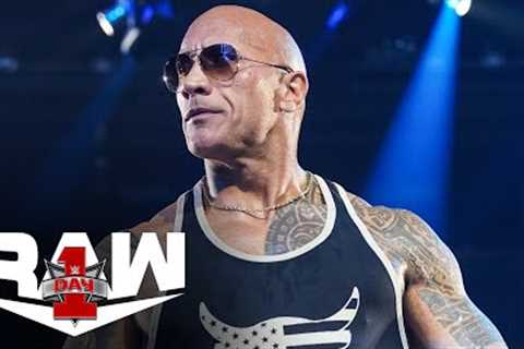 FULL SEGMENT – The Rock returns and wants The Head of the Table: Raw Day 1 highlights, Jan. 1, 2024