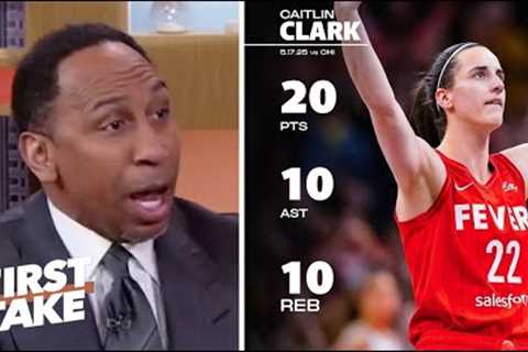Caitlin is the goat of WNBA - ESPN reacts to Caitlin Clark makes History in win over Angel Reese