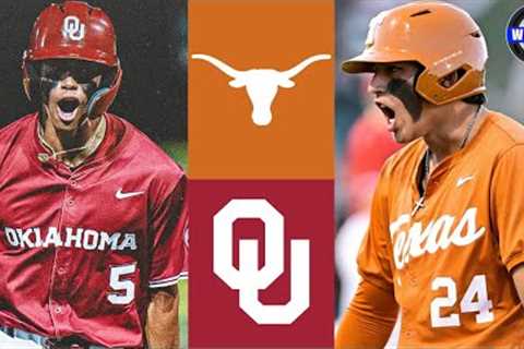 #3 Texas vs Oklahoma (Exciting Game!) | G2 | 2025 College Baseball Highlights