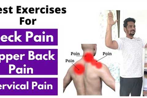 Best Neck Pain Relief Exercises | Quick Neck, Upper Back And Trapezius Pain Relief | Cervical Pain