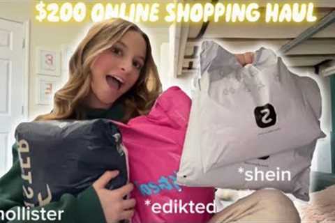 $200+ ONLINE SHOPPING HAUL!! (try-on)💲🛍️🛒