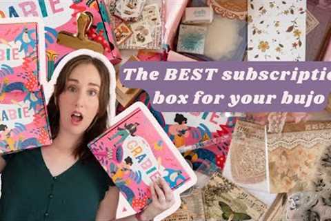 Grabie Monthly Scrapbooking Club Subscription Box Review