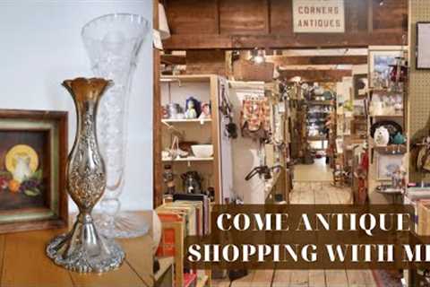Come ANTIQUING with me in Vermont (+ mini frame DIY) | VT VLOGS