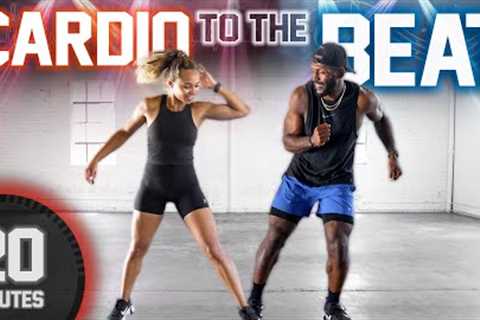 20 Minute Cardio-HIIT To The Beat Workout [With Modifications]