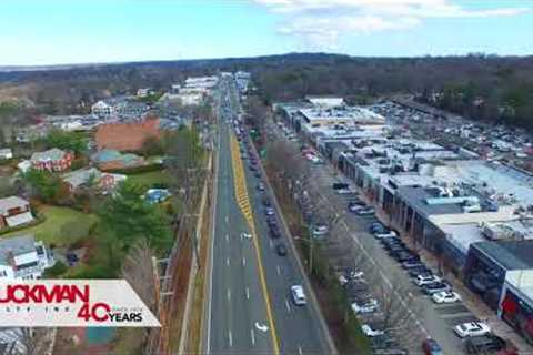 Manhasset Long Island Americana Miracle Mile Northern Blvd Drone Video